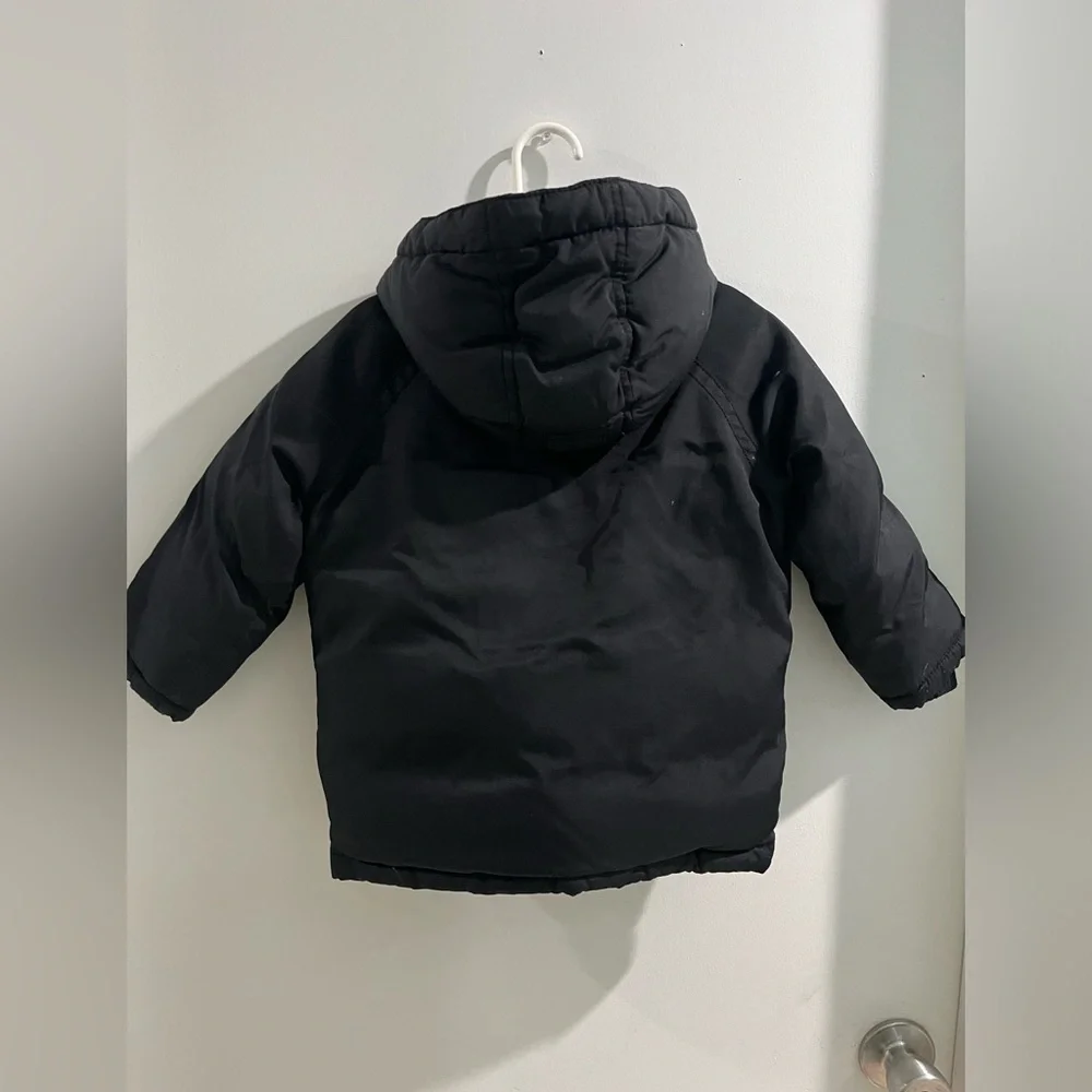 GAP Kids Black Puffer Jacket with Hood, size 3 years